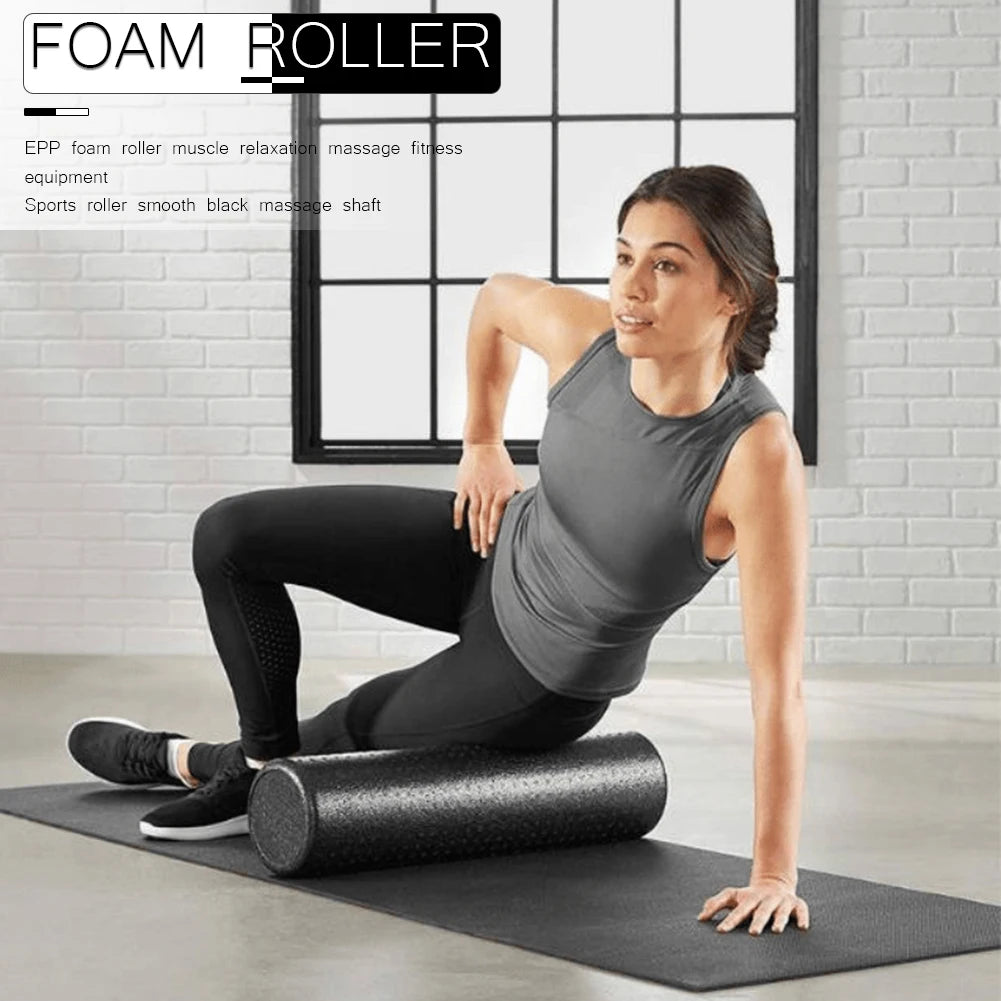 Gym Fitness Yoga Foam Roller Pilates Massage Roller Relaxation Exercise Stress Relief Yoga Equipment for Women Men