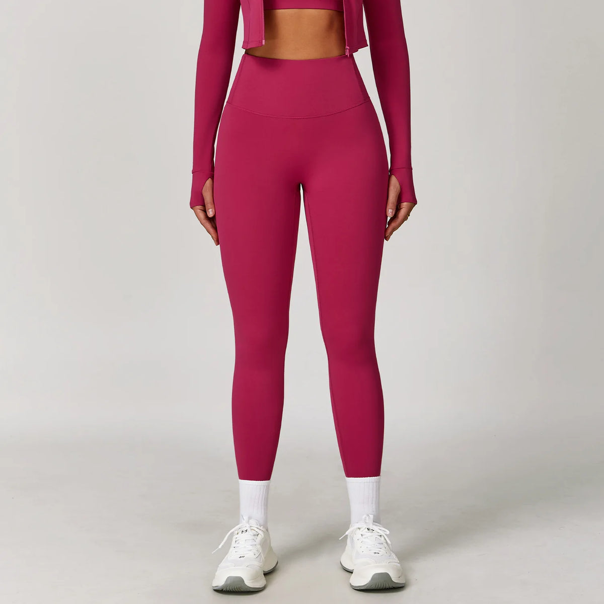 Custom LOGO Fitness Clothes Hip Lift Long Sleeve Exercise Set Gym Women's 4 Piece Yoga Set Gym Fitness Set