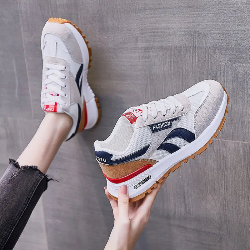 Women's Casual Sport Shoes Fall Winter Hot Sale Of The Season New Style Outdoor Workwear Thick Bottom Anti-slip Wear-resistant