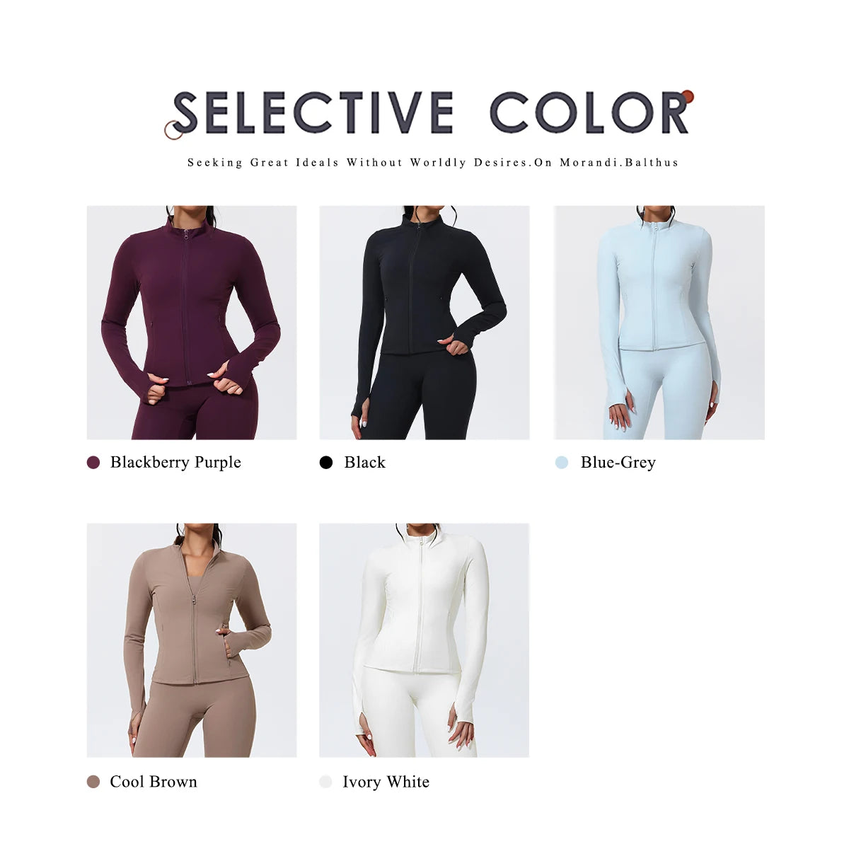 Hearuisavy Running Long Sleeve Sports Jacket Windproof Woman Warm Fitness Tops Gym Slim Fit Pilates Yoga Coat With Zipper Female
