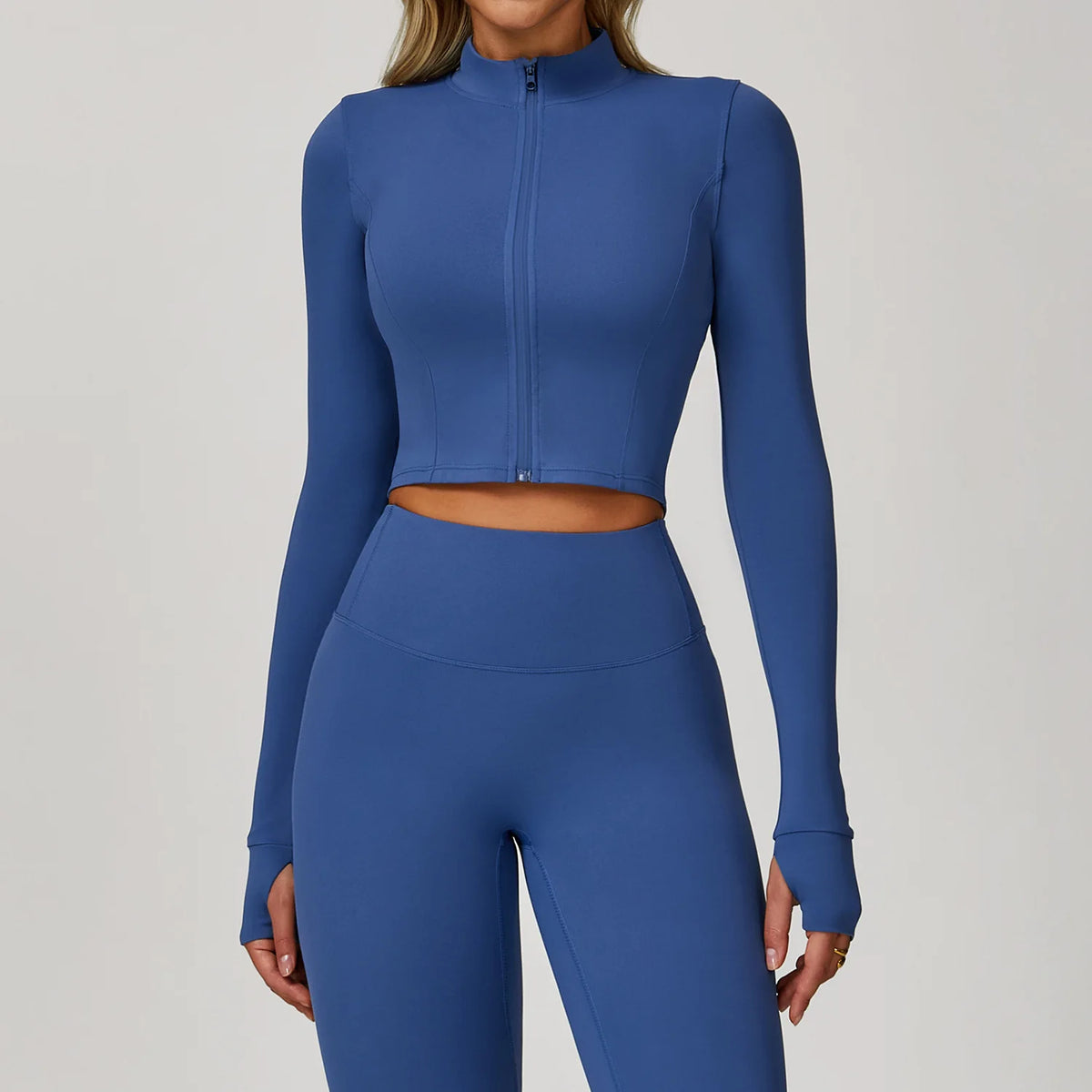 Custom LOGO Fitness Clothes Hip Lift Long Sleeve Exercise Set Gym Women's 4 Piece Yoga Set Gym Fitness Set